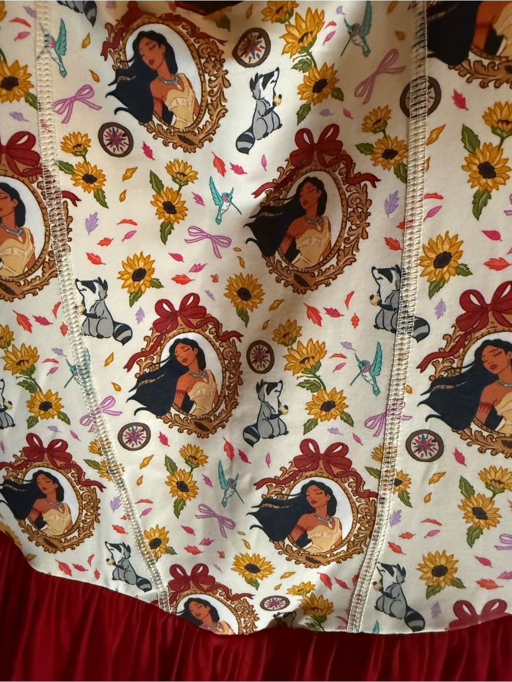 Disney Pocahontas Womens L/XL Athletic Dress - NEW - Picture 3 of 6